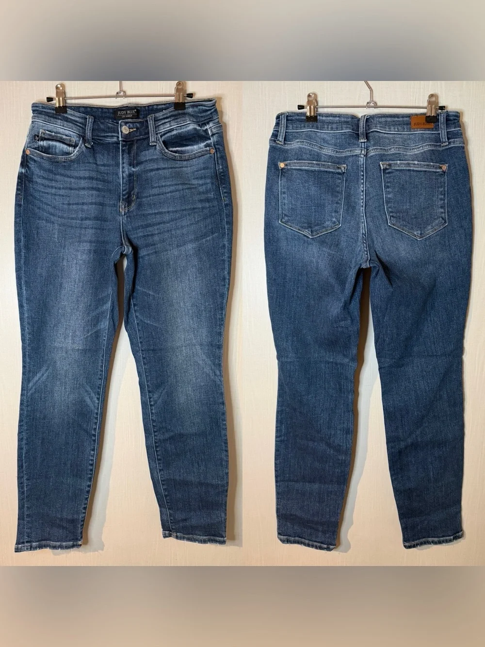 Judy Blue Dark Wash Mid Rise Straight Leg Boyfriend Jeans 28